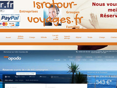 Vols - Billets d'avion - Hotels - Louez votre voiture | isrotour.fr