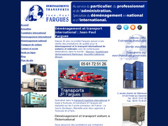 Détails : JP Fargues - Déménagement et transport national et international - Fret Maritime - Déménagement militaire